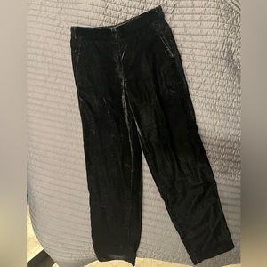 JCrew Mercantile Black Velvet Pants - New with tags!